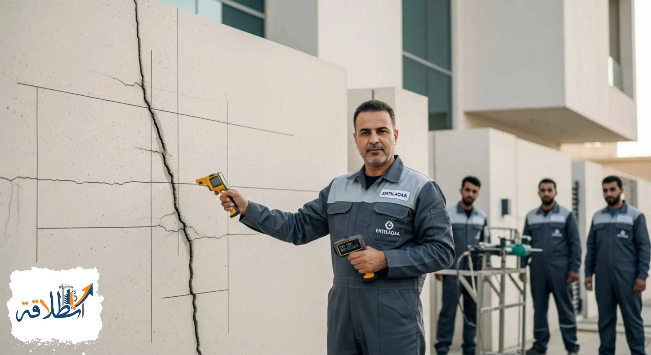 أفضل خدمات معالجة تشققات المباني بالرياض باستخدام أحدث الحلول الهندسية من شركة انطلاقة
