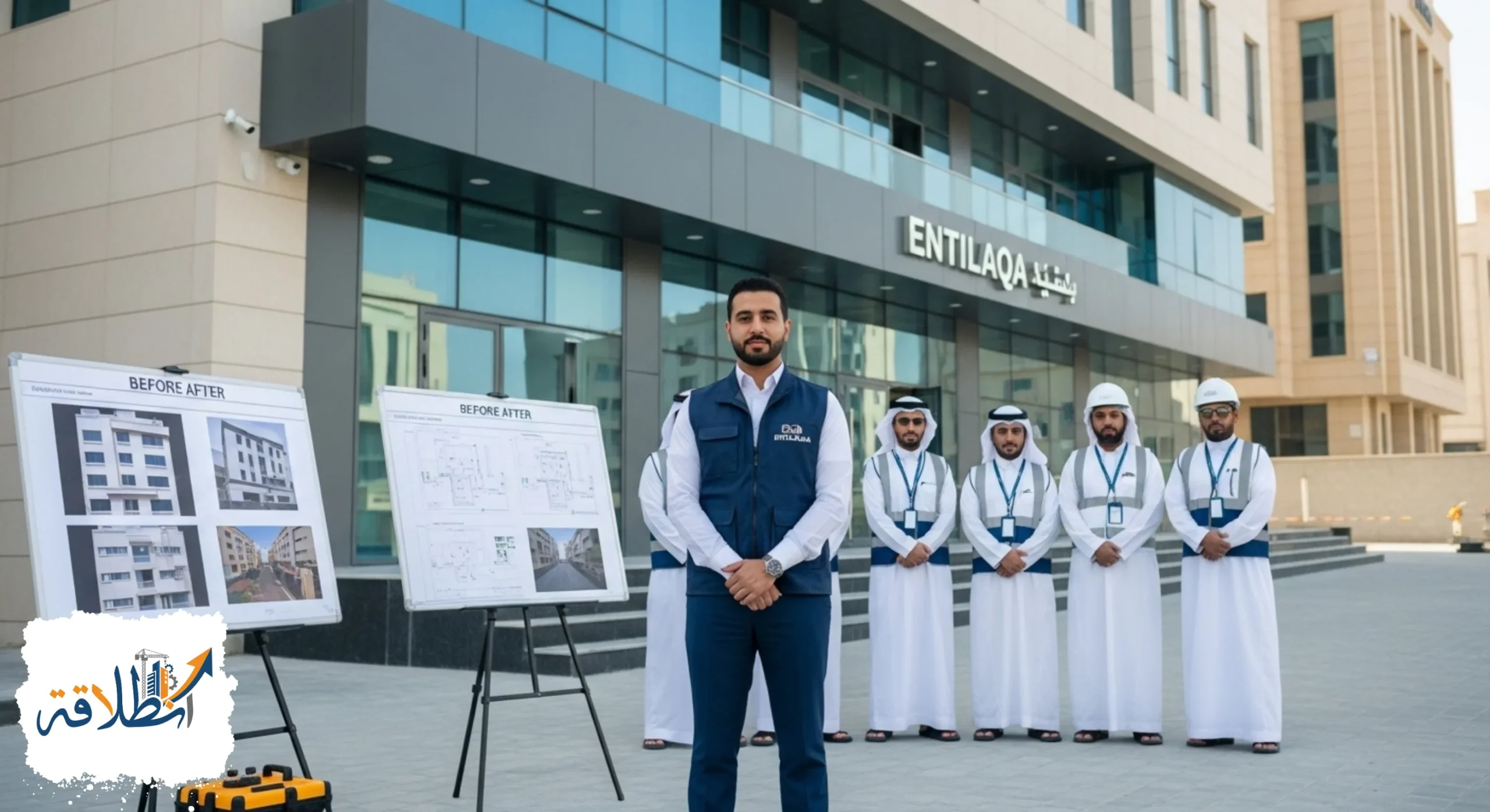 حلول متكاملة لمعالجة تشققات الجدران والأسطح ومنع تسربات المياه من شركة انطلاقة بالرياض
