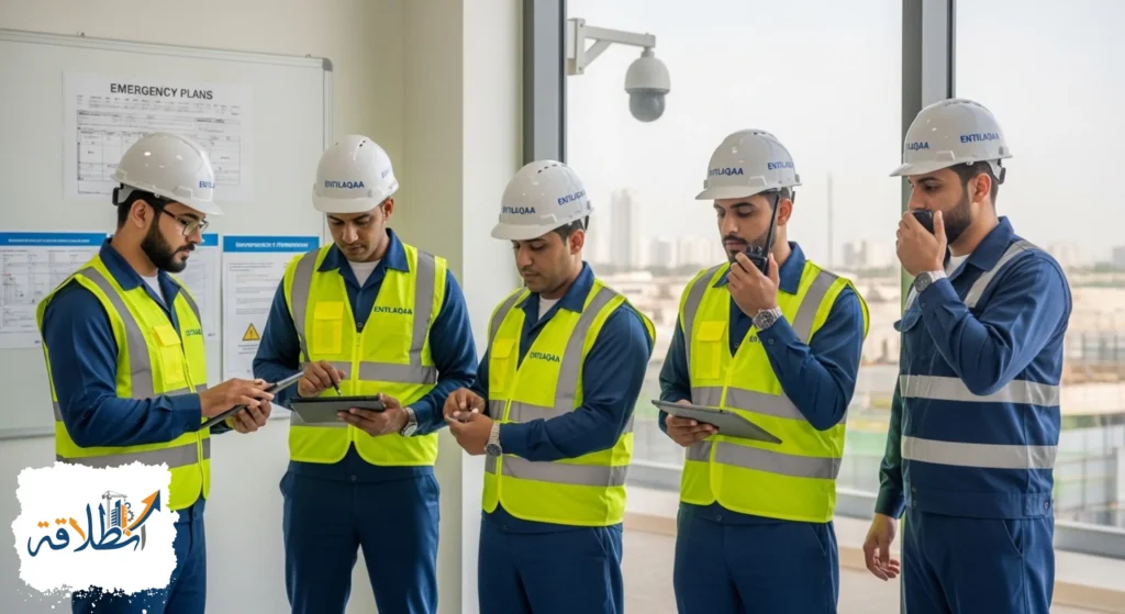 أفضل خدمات الإشراف على سلامة مواقع البناء في الرياض من شركة انطلاقة