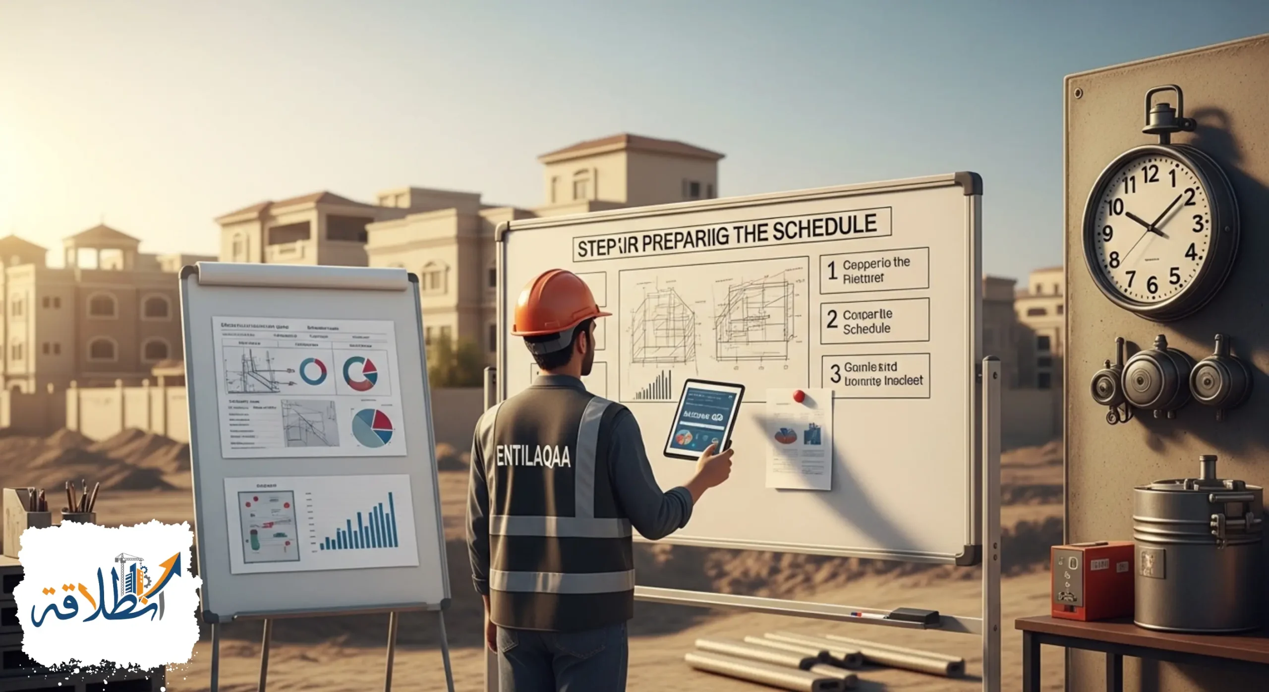 إدارة الوقت والميزانية من خلال الجداول الزمنية الاحترافية من شركة انطلاقة
