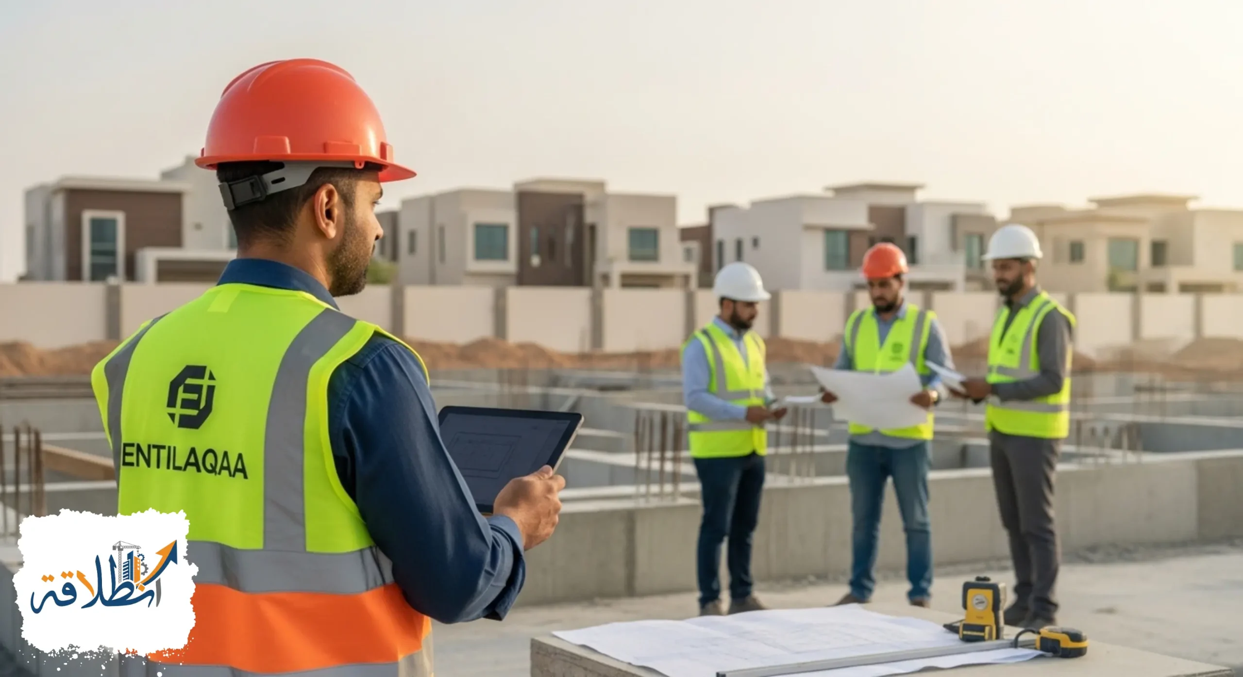 عمليات الفحص والمتابعة الهندسية لضمان جودة المشروع
