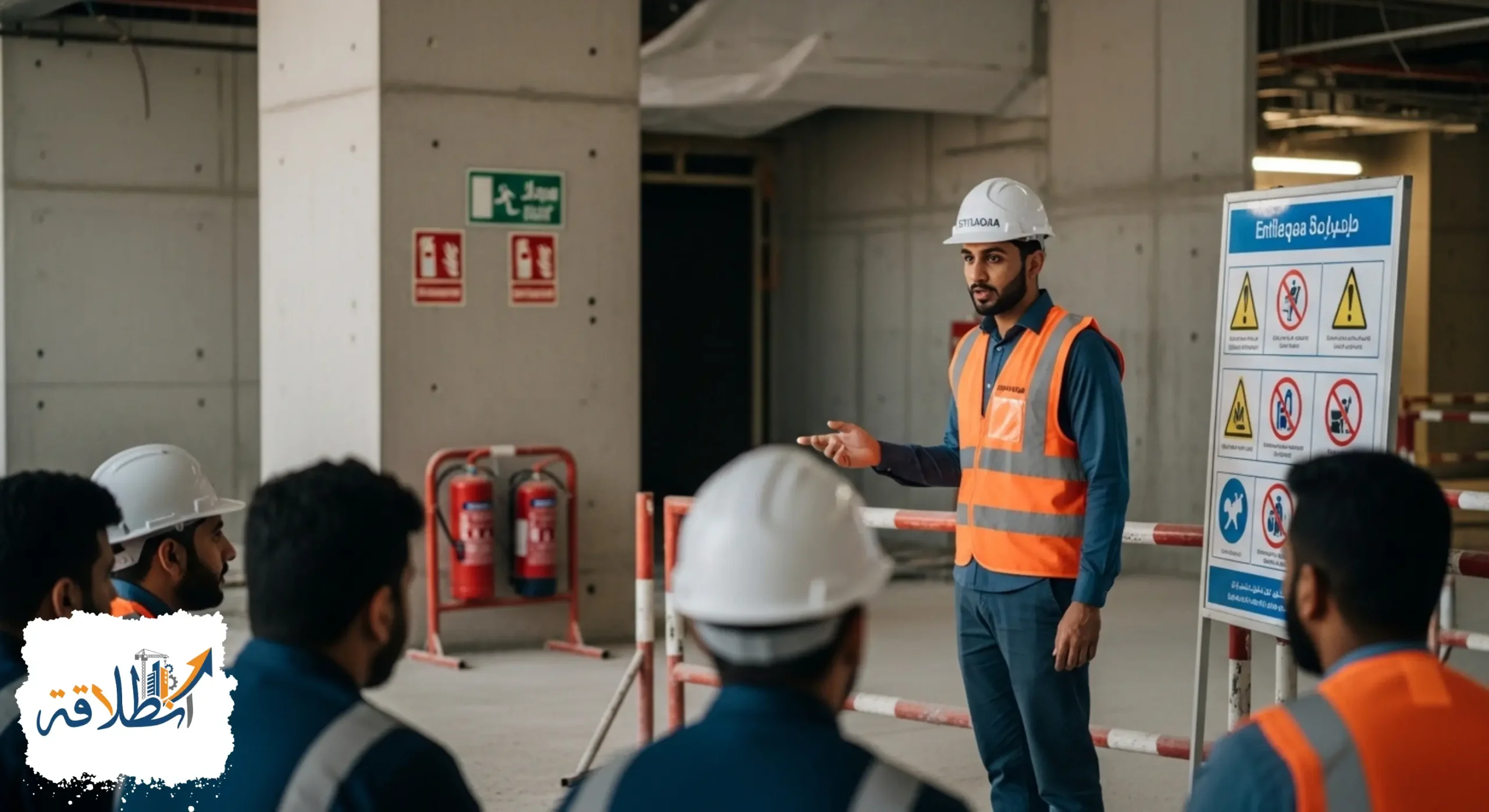 لماذا تُعد شركة انطلاقة أفضل شركة إشراف على سلامة مواقع البناء بالرياض
